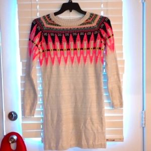 Size XL Cat & Jack Long Sleeve Sweater Dress